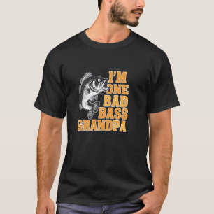 Ich bin ein schlechter Bass-Opa-Angler-Angler-Spaß T-Shirt