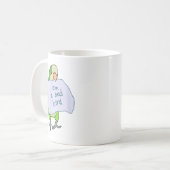 Ich bin ein schlechter Bird Funny Quaker Parrot Gr Kaffeetasse (Vorderseite Links)