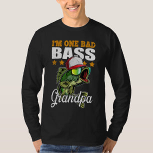 Ich bin ein schlechter Grandpa Bass Fishing Vatert T-Shirt
