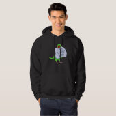 Ich bin ein schlechter Vogel, ein grüner Indianerr Hoodie (Vorne ganz)