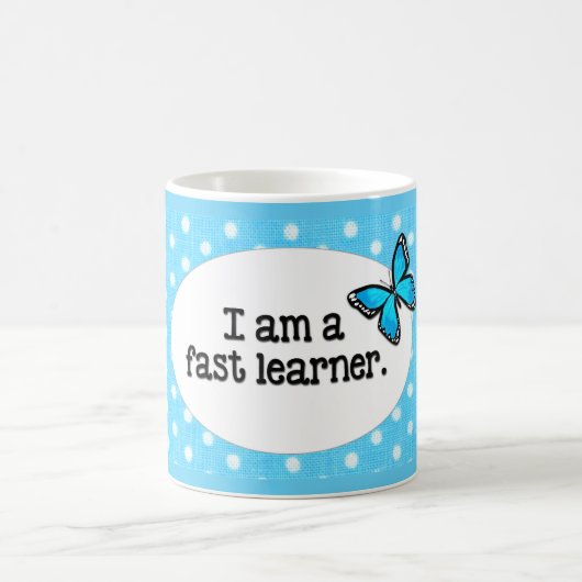 ICH BIN ein SCHNELLER ANFÄNGER Kaffeetasse (Mittel)