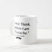 Ich bin ein Schnurrbart Kaffeetasse (Vorderseite Links)