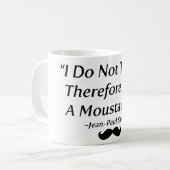 Ich bin ein Schnurrbart Kaffeetasse (Vorderseite Links)