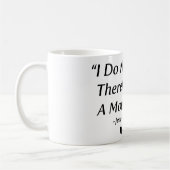 Ich bin ein Schnurrbart Kaffeetasse (Links)