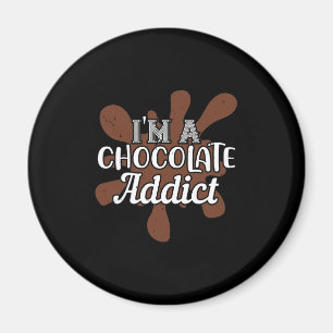 Ich bin ein Schokoladenaddict Magnet