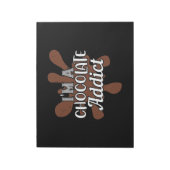 Ich bin ein Schokoladenaddict Notizblock (Rotiert)