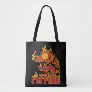 Ich bin ein schöner Brenndrache Tasche