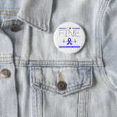 Ich bin ein schöner Hydrocephalus-Krieger Button (Beispiel)