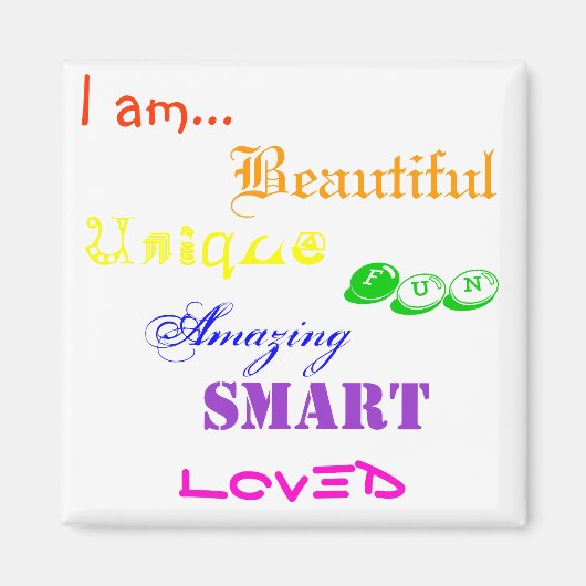 Ich bin ein schöner Magnet (Vorne)