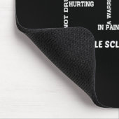 Ich bin ein schöner Multiple-Sklerose-Krieger Mousepad (Ecke)