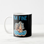 Ich bin ein schöner Sticker Kaffeetasse (Links)