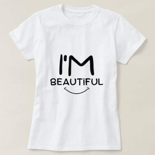 Ich bin ein schöner T - Shirt (Design vorne)