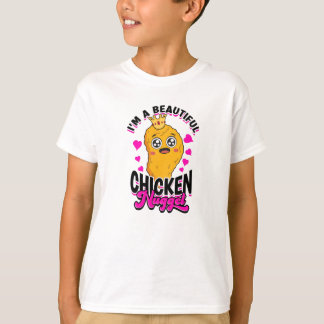 Ich bin ein schönes Chicken Nugget - Chicken Nugge T-Shirt