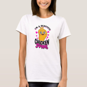 Ich bin ein schönes Chicken Nugget - Chicken Nugge T-Shirt