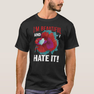 Ich bin ein schönes Fischzucht-Aquarianer-Aquarium T-Shirt