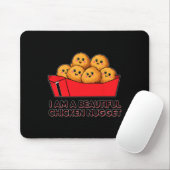 Ich bin ein schönes Hühnchen-Nugget-Halloween-Kost Mousepad (Mit Mouse)
