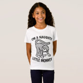 ICH BIN EIN SCHÖNES KLEINES MONKEY Funny Kids T - T-Shirt (Vorne ganz)