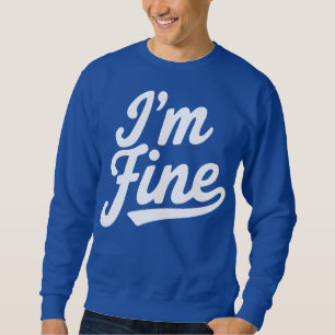 Ich bin ein schönes, sarkastisches, Minimalistisch Sweatshirt