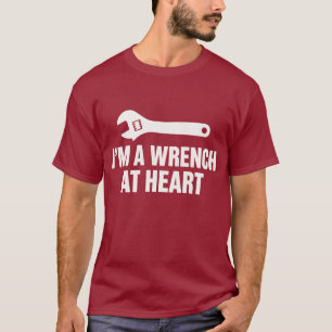 Ich bin ein Schraubenschlüssel-Mechaniker von Herz T-Shirt