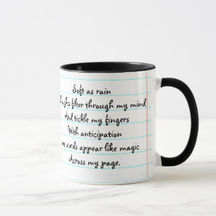 Ich bin ein Schriftsteller Tasse