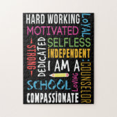 Ich bin ein Schulberater Puzzle (Vertikal)