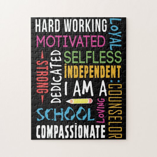 Ich bin ein Schulberater Puzzle (Vertikal)