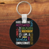 Ich bin ein Schulberater Schlüsselanhänger (Vorderseite)