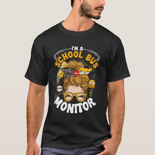 Ich bin ein Schulbusmonitor T-Shirt (Vorderseite)
