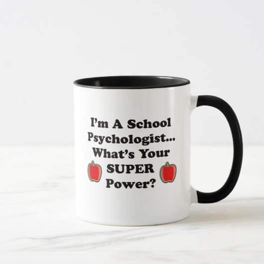 Ich bin ein Schulpsychologe Tasse (Rechts)