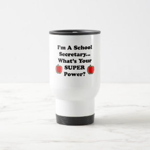 Ich bin ein Schulsekretär Reisebecher