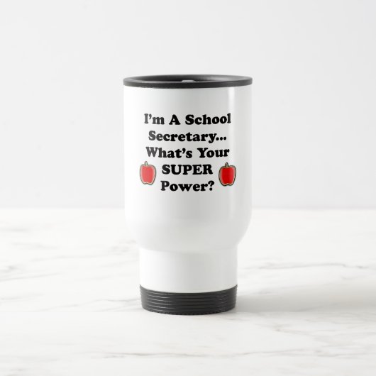 Ich bin ein Schulsekretär Reisebecher (Mittel)