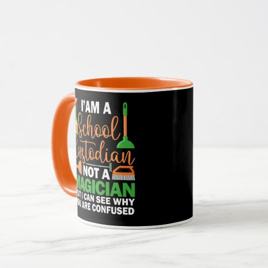 Ich bin ein Schulverwalter und kein Magier Tasse (Vorderseite Links)