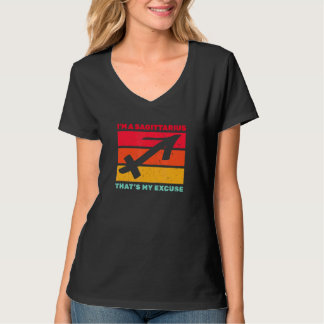 Ich bin ein Schütze, das meine Entschuldigung Nove T-Shirt