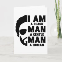 Ich bin ein schwarzer Afro-Bart, der individuell a