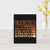 Ich bin ein Schwarzer Mensch Inspiration Mens Blac Karte (Gelbe Blume)