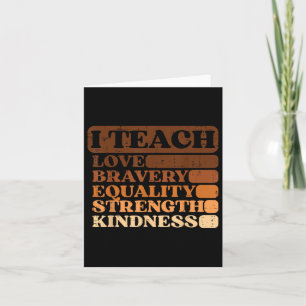 Ich bin ein Schwarzer Mensch Inspiration Mens Blac Karte