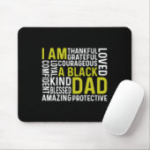 Ich bin ein Schwarzer Vater Funny Vathday Afrikani Mousepad (Mit Mouse)