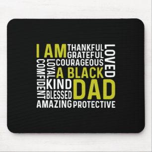 Ich bin ein Schwarzer Vater Funny Vathday Afrikani Mousepad