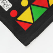 Ich bin ein schwarzes Geschenk zur schwarzen Gesch Fleecedecke (Ecke)