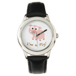Ich bin ein Schwein Armbanduhr