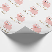 Ich bin ein Schwein Geschenkpapier (Ecke)