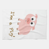Ich bin ein Schwein Küchentuch (Horizontal)