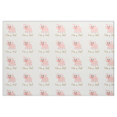 Ich bin ein Schwein Stoff (Fat Quarter (45,7 x 55,9 cm))