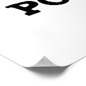 Ich bin ein Schweinestern Funny Rock Star Pig Puff Poster (Ecke)