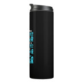 Ich bin ein Schwimmer Funny Swimming Pool Schwimmb Thermosbecher (Nach rechts gedreht)