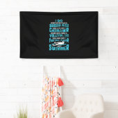 Ich bin ein Schwimmer Funny Swimming Pool schwimme Banner (Insitu)