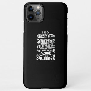 Ich bin ein Schwimmer Funny Swimming Pool schwimme iPhone 11Pro Max Hülle