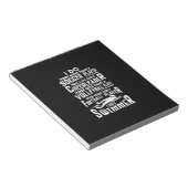 Ich bin ein Schwimmer Funny Swimming Pool Schwimme Notizblock (angewinkelt)