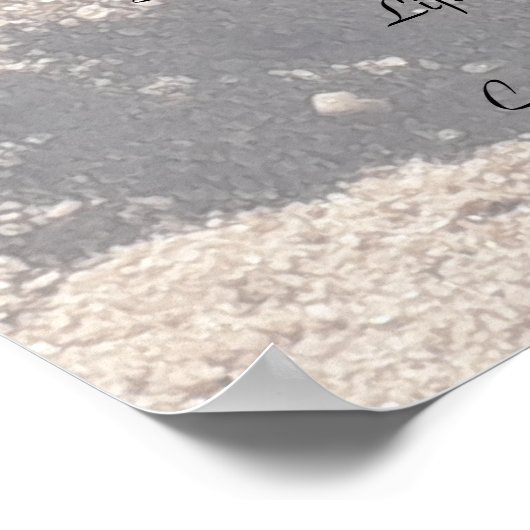 Ich bin ein Seashell 24x24Matte Poster oder Digita (Ecke)