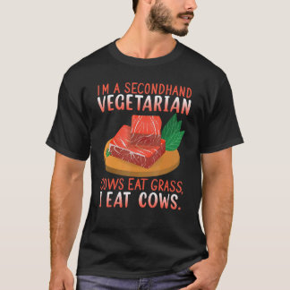 Ich bin ein Secondhand-Vegetarier Veganer T-Shirt